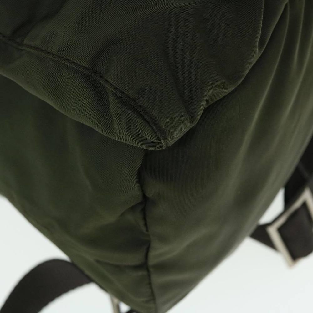 PRADA Backpack Nylon Khaki Auth bs7575 - Picture 15 of 16